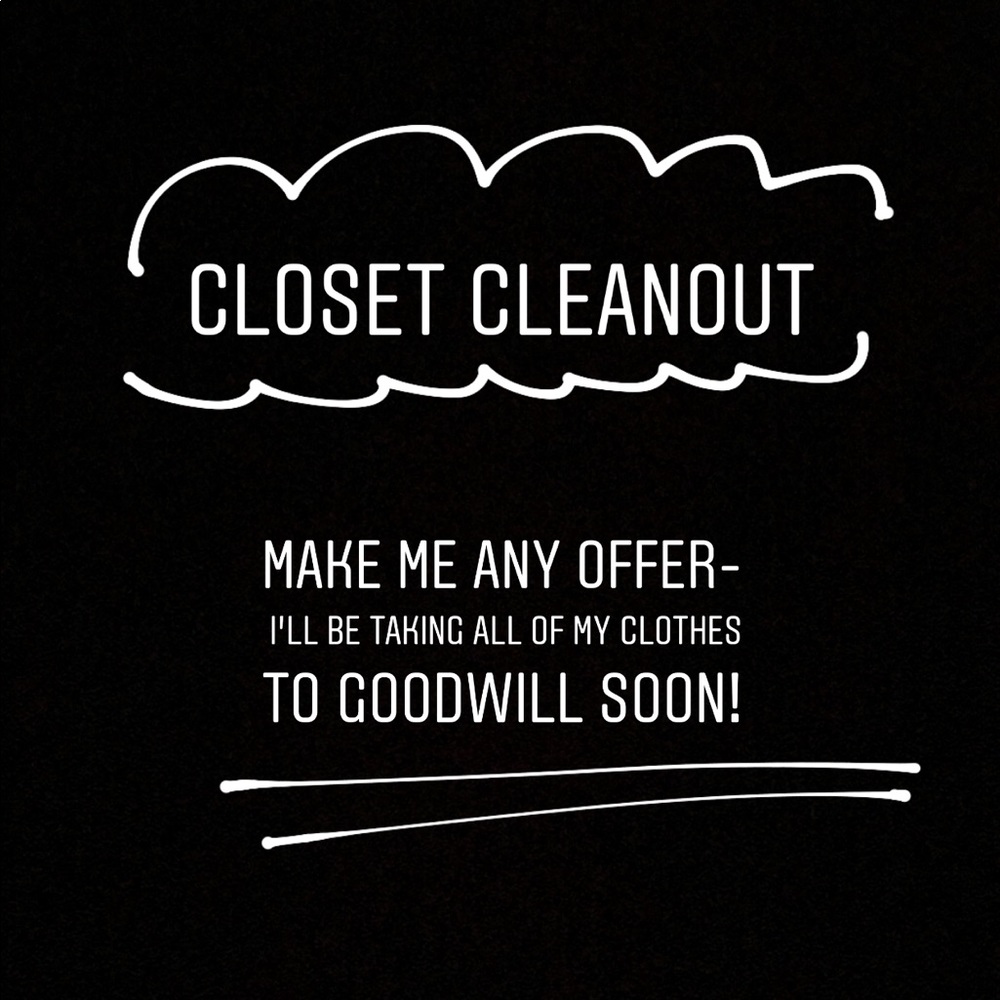 Cleaning Out Sale! 🎉🎉🎉🎉🎉